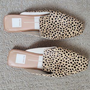 Dolce Vita Animal Print Calf Mules